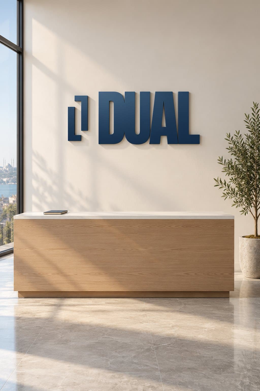 The reception area of the DUAL Kurumsal Çözümler office (representative image)